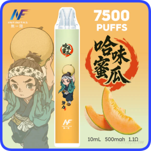 INF無限電子煙鬼滅之刃聯名一次性拋棄式7500口【哈蜜瓜】