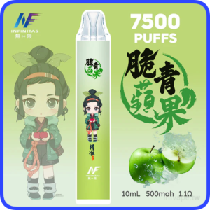 INF無限電子煙鬼滅之刃聯名一次性拋棄式7500口【青蘋果】